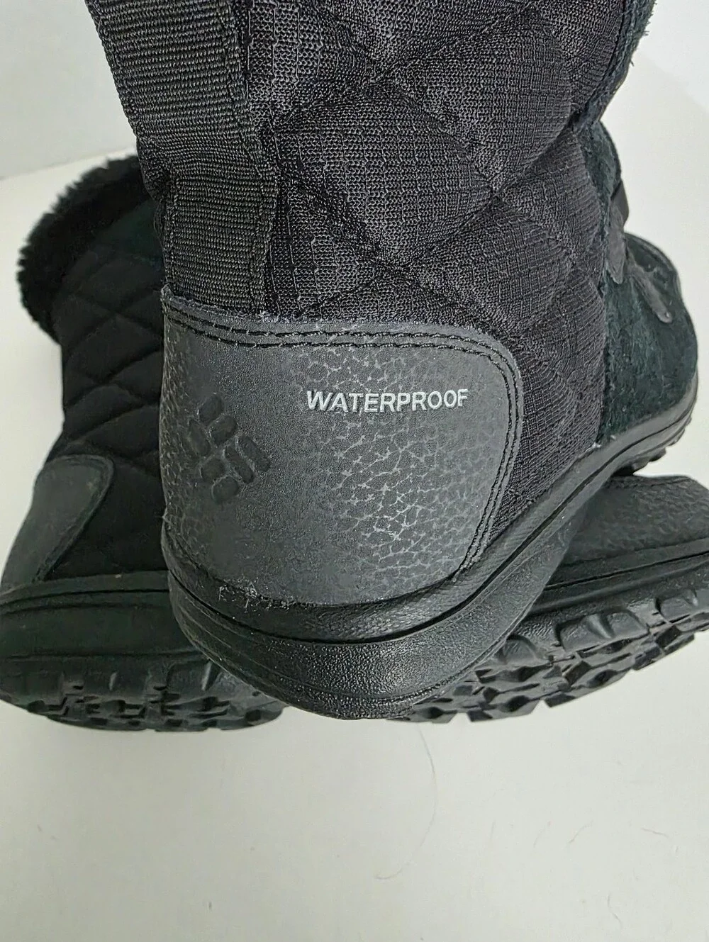 Columbia Women’s Black Waterproof Winter Boots with Faux Fur